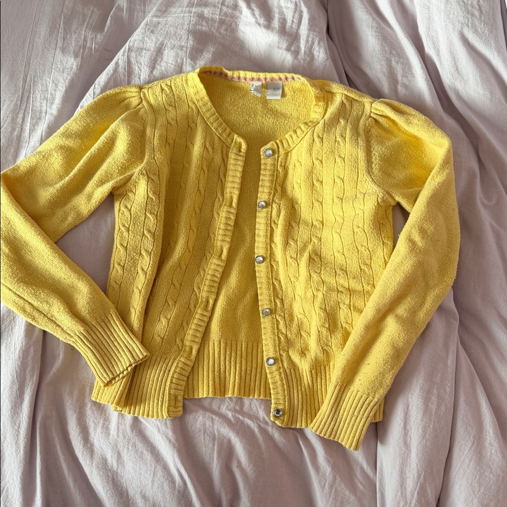 Old Navy Yellow Women's Cardigan